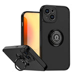 Coque de téléphone Q Shadow série 1 en TPU + PC avec anneau, pour iPhone 16 Pro, pour iPhone 16 Plus, pour iPhone 15 Pro Max, pour iPhone 15 Pro, pour iPhone 15 Plus, pour iPhone 15