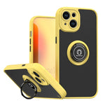 Coque de téléphone Q Shadow série 1 en TPU + PC avec anneau, pour iPhone 16 Pro, pour iPhone 16 Plus, pour iPhone 15 Pro Max, pour iPhone 15 Pro, pour iPhone 15 Plus, pour iPhone 15