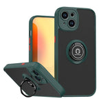 Coque de téléphone Q Shadow série 1 en TPU + PC avec anneau, pour iPhone 16 Pro, pour iPhone 16 Plus, pour iPhone 15 Pro Max, pour iPhone 15 Pro, pour iPhone 15 Plus, pour iPhone 15