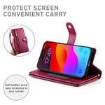 Étui de téléphone en cuir avec porte-cartes et fermeture éclair à neuf emplacements, pour iPhone 17 Pro Max, pour iPhone 17 Pro, pour iPhone 17, pour iPhone Air, pour iPhone 16e, pour iPhone 16 Pro Max, pour iPhone 16 Pro, pour iPhone 16 Plus