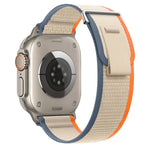 Dual-Section Loop Nylon Watch Band, For Apple Watch Ultra 2 49mm, For Apple Watch Series 9 45mm