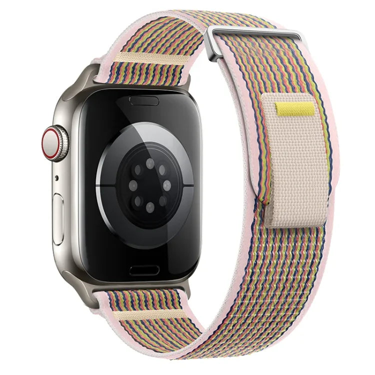 Dual-Section Loop Nylon Watch Band, For Apple Watch Series 9 41mm, For Apple Watch Ultra 49mm