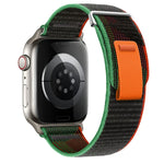 Dual-Section Loop Nylon Watch Band, For Apple Watch Series 9 41mm, For Apple Watch Ultra 49mm