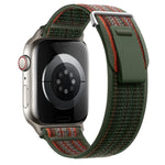 Dual-Section Loop Nylon Watch Band, For Apple Watch SE 2022 40mm, For Apple Watch SE 2022 44mm