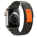Bracelet de montre en nylon à double boucle, pour Apple Watch SE 40 mm et Apple Watch SE 44 mm