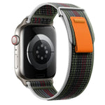 Bracelet de montre en nylon à double boucle, pour Apple Watch SE 40 mm et Apple Watch SE 44 mm
