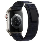 Bracelet de montre en nylon à double boucle, pour Apple Watch SE 40 mm et Apple Watch SE 44 mm