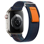 Dual-Section Loop Nylon Watch Band, For Apple Watch Series 6 40mm, For Apple Watch Series 6 44mm