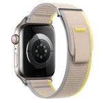 Bracelet de montre en nylon à double boucle, pour Apple Watch Series 4 44 mm et Apple Watch Series 4 40 mm