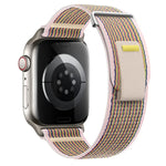 Bracelet de montre en nylon à double boucle, pour Apple Watch Series 4 44 mm et Apple Watch Series 4 40 mm