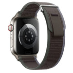 Bracelet de montre en nylon à double boucle, pour Apple Watch Series 4 44 mm et Apple Watch Series 4 40 mm