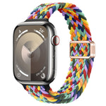 Bracelet de montre en nylon tressé à boucle magnétique fine, pour Apple Watch Series 9 41mm, pour Apple Watch Ultra 49mm