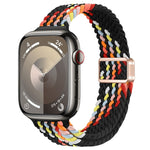 Bracelet de montre en nylon tressé à boucle magnétique fine, pour Apple Watch Series 9 41mm, pour Apple Watch Ultra 49mm