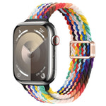 Bracelet de montre en nylon tressé à boucle magnétique fine, pour Apple Watch Series 9 41mm, pour Apple Watch Ultra 49mm
