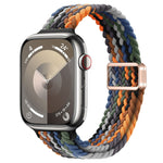 Bracelet de montre en nylon tressé à boucle magnétique fine, pour Apple Watch Series 9 41mm, pour Apple Watch Ultra 49mm