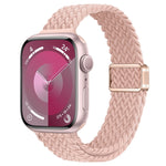 Bracelet de montre en nylon tressé à boucle magnétique fine, pour Apple Watch Series 9 41mm, pour Apple Watch Ultra 49mm