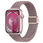 Bracelet de montre en nylon tressé à boucle magnétique fine, pour Apple Watch Series 9 41mm, pour Apple Watch Ultra 49mm