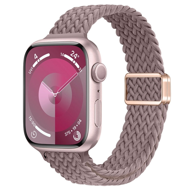 Bracelet de montre en nylon tressé à boucle magnétique fine, pour Apple Watch Series 9 41mm, pour Apple Watch Ultra 49mm