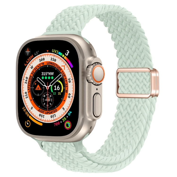 Bracelet de montre en nylon tressé à boucle magnétique fine, pour Apple Watch Series 9 41mm, pour Apple Watch Ultra 49mm
