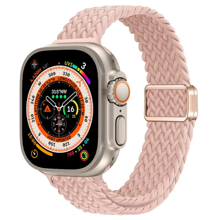 Bracelet de montre en nylon tressé à boucle magnétique fine, pour Apple Watch Series 9 41mm, pour Apple Watch Ultra 49mm