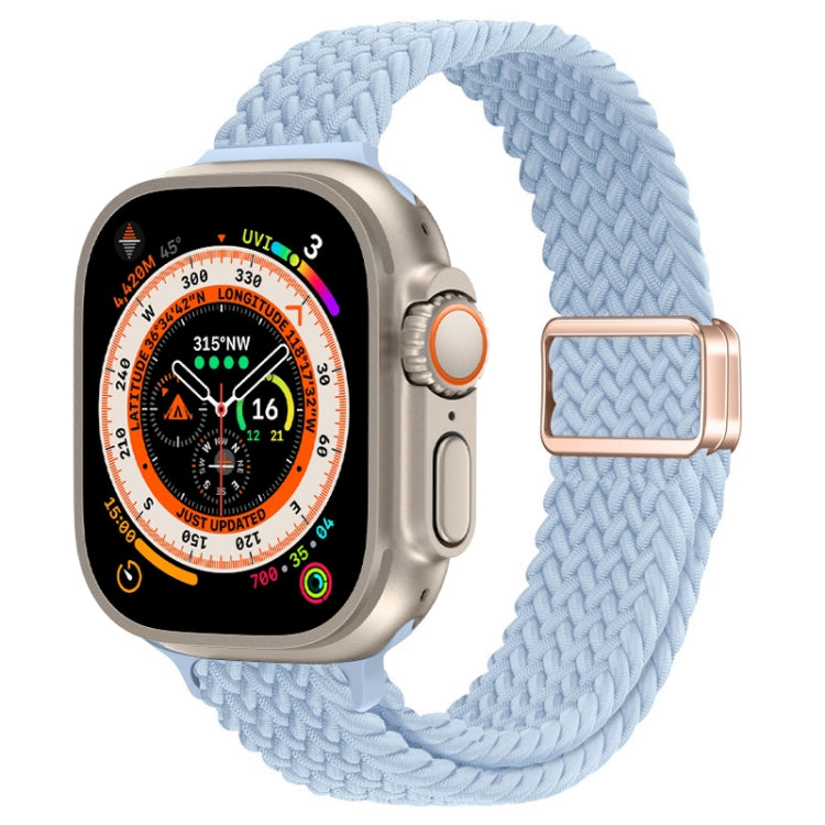 Bracelet de montre en nylon tressé à boucle magnétique fine, pour Apple Watch Series 9 41mm, pour Apple Watch Ultra 49mm