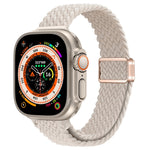 Bracelet de montre en nylon tressé à boucle magnétique fine, pour Apple Watch Series 9 41mm, pour Apple Watch Ultra 49mm