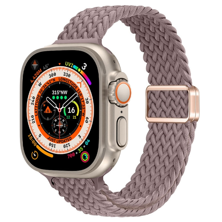 Bracelet de montre en nylon tressé à boucle magnétique fine, pour Apple Watch Series 9 41mm, pour Apple Watch Ultra 49mm
