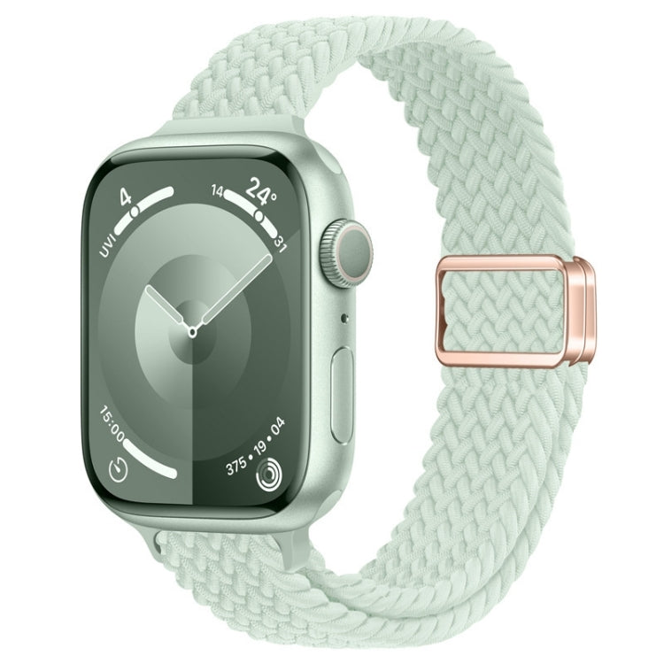 Bracelet de montre en nylon tressé à boucle magnétique fine, pour Apple Watch Series 8 41mm, pour Apple Watch Series 8 45mm