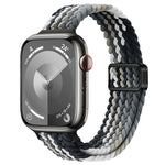 Bracelet de montre en nylon tressé à boucle magnétique fine, pour Apple Watch Series 8 41mm, pour Apple Watch Series 8 45mm