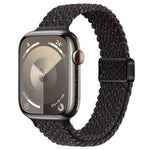 Bracelet de montre en nylon tressé à boucle magnétique fine, pour Apple Watch Series 8 41mm, pour Apple Watch Series 8 45mm