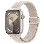 Bracelet de montre en nylon tressé à boucle magnétique fine, pour Apple Watch Series 8 41mm, pour Apple Watch Series 8 45mm
