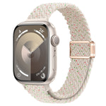 Bracelet de montre en nylon tressé à boucle magnétique fine, pour Apple Watch Series 8 41mm, pour Apple Watch Series 8 45mm