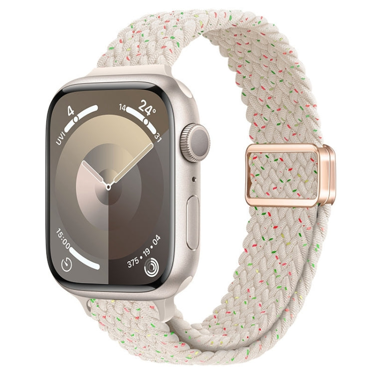 Bracelet de montre en nylon tressé à boucle magnétique fine, pour Apple Watch Series 8 41mm, pour Apple Watch Series 8 45mm