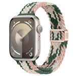 Bracelet de montre en nylon tressé à boucle magnétique fine, pour Apple Watch Series 8 41mm, pour Apple Watch Series 8 45mm