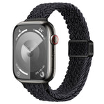 Bracelet de montre en nylon tressé à boucle magnétique fine, pour Apple Watch Series 8 41mm, pour Apple Watch Series 8 45mm