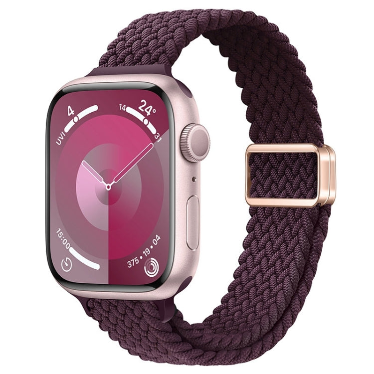 Bracelet de montre en nylon tressé à boucle magnétique fine, pour Apple Watch Series 8 41mm, pour Apple Watch Series 8 45mm