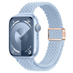 Bracelet de montre en nylon tressé à boucle magnétique fine, pour Apple Watch Series 8 41mm, pour Apple Watch Series 8 45mm