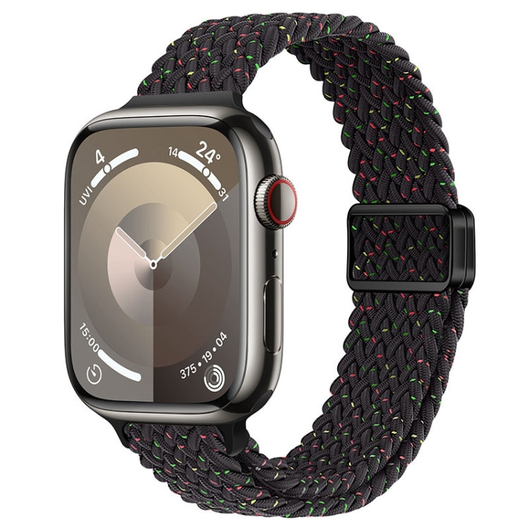 Bracelet de montre en nylon tressé à boucle magnétique fine, pour Apple Watch Series 8 41mm, pour Apple Watch Series 8 45mm