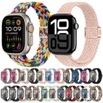 Bracelet de montre en nylon tressé à boucle magnétique fine, pour Apple Watch Series 8 41mm, pour Apple Watch Series 8 45mm