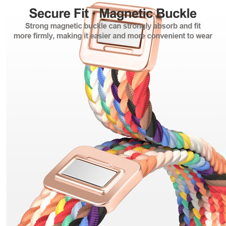 Bracelet de montre en nylon tressé à boucle magnétique fine, pour Apple Watch Series 9 41mm, pour Apple Watch Ultra 49mm