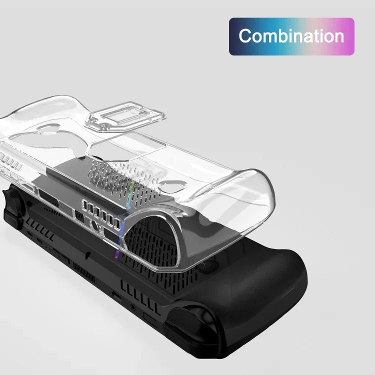 Étui de protection transparent en TPU avec support, pour ASUS ROG Ally X