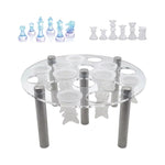 Support de moule d'échecs rond sans moule en silicone, YX124