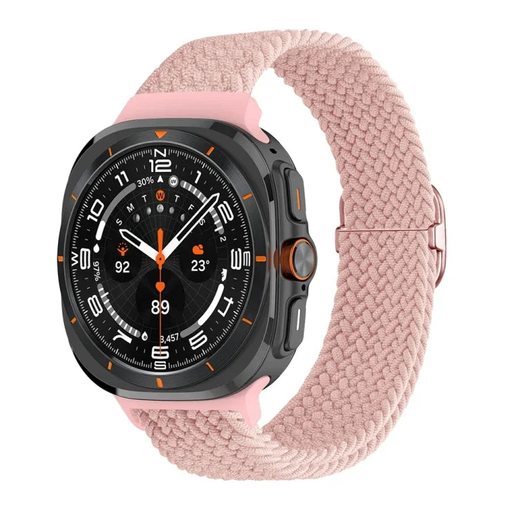 Bracelet de montre tressé en nylon avec boucle coulissante, pour Samsung Galaxy Watch Ultra 47mm / Ultra 2025