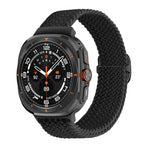 Bracelet de montre tressé en nylon avec boucle coulissante, pour Samsung Galaxy Watch Ultra 47mm / Ultra 2025