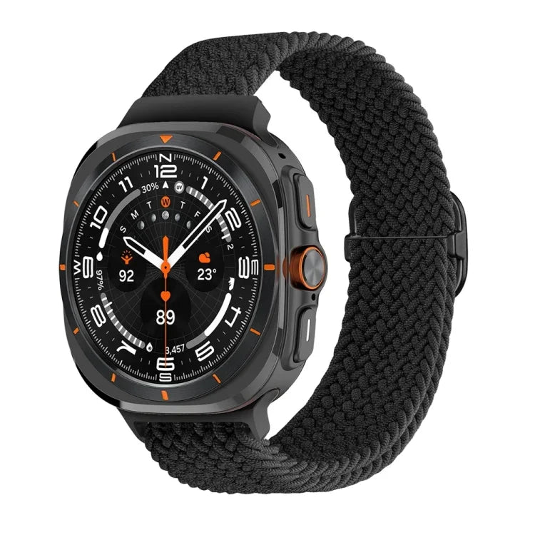 Bracelet de montre tressé en nylon avec boucle coulissante, pour Samsung Galaxy Watch Ultra 47mm / Ultra 2025
