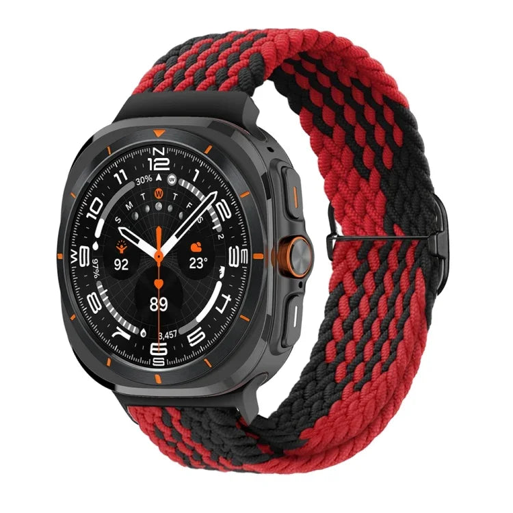 Bracelet de montre tressé en nylon avec boucle coulissante, pour Samsung Galaxy Watch Ultra 47mm / Ultra 2025