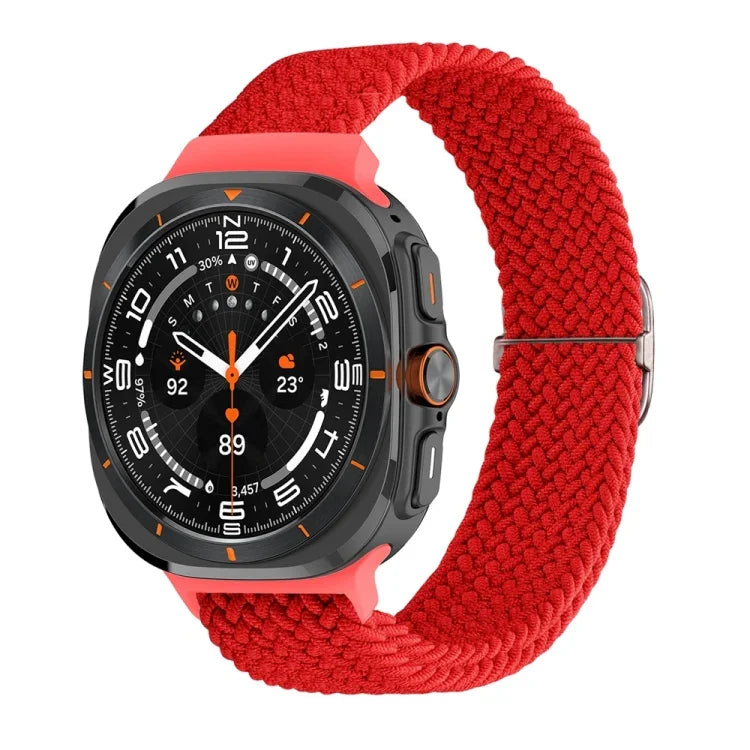 Bracelet de montre tressé en nylon avec boucle coulissante, pour Samsung Galaxy Watch Ultra 47mm / Ultra 2025