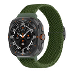 Bracelet de montre tressé en nylon avec boucle coulissante, pour Samsung Galaxy Watch Ultra 47mm / Ultra 2025