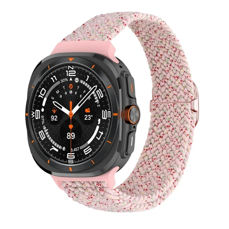 Bracelet de montre tressé en nylon avec boucle coulissante, pour Samsung Galaxy Watch Ultra 47mm / Ultra 2025