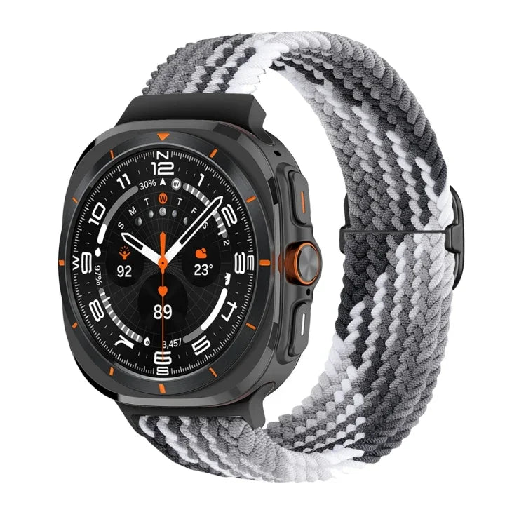 Bracelet de montre tressé en nylon avec boucle coulissante, pour Samsung Galaxy Watch Ultra 47mm / Ultra 2025